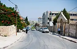Een straat in Jenin, 2011