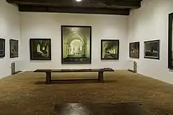 Tentoonstellingsruimte in de weem