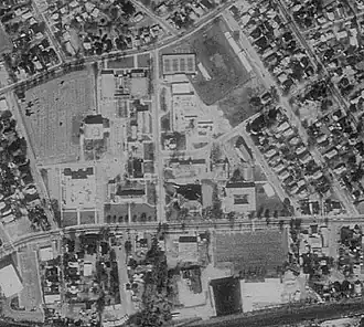 Luchtfoto van het complex