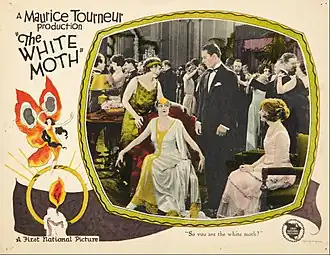 Advertentie voor The White Moth