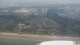 Wijk aan Zee, gezien naar het oosten. September 2017