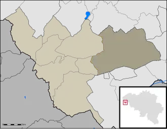 Kaart van Wijtschate