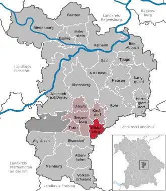 Kaart van Wildenberg