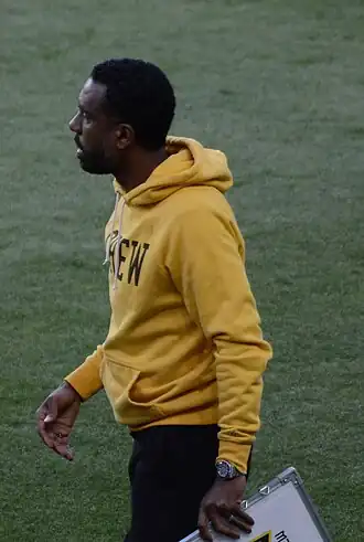 Nancy als trainer van Columbus Crew in mei 2023