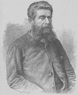 Afbeelding van Wilhelm Junker uit het boek Stanleys expedition till Emin Paschas undsättning van Alphonse-Jules Wauters, 1890.