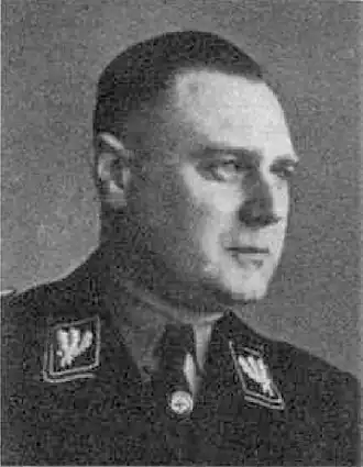 SS-Gruppenführer Wilhelm Koppe, 1938 maar waarschijnlijk eerder.