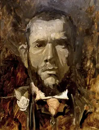 Zelfportret met ringbaard 1886, Drents Museum Assen