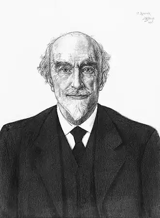 Portret door Jan Toorop(collectie Koninklijke Bibliotheek Den Haag)