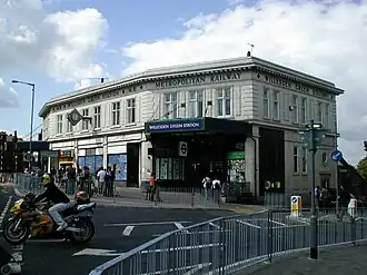 Het stationsgebouw uit 1925