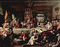 An Election Entertainment, William Hogarth, ca. 1755
