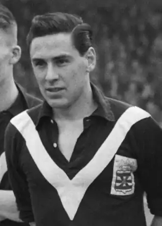 Feldmann in 1956 als speler van SC Enschede
