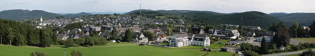 Gezicht op Winterberg