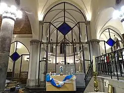 Zicht op de weekdagkapel