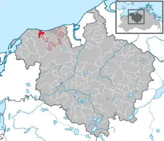 Kaart van Wittenbeck