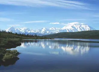 De Denali en het Wonder Lake