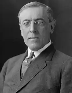 Gouverneur  Woodrow Wilson  uit New Jersey  Democratische Partij