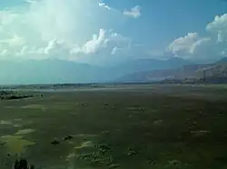 Wularmeer deels droog