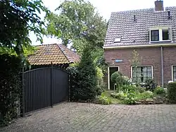 Wulpstraat 14 met links de boerderij aan de Oosterkade