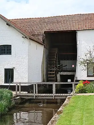 Waterrad van de Wurfeldermolen (april 2023)