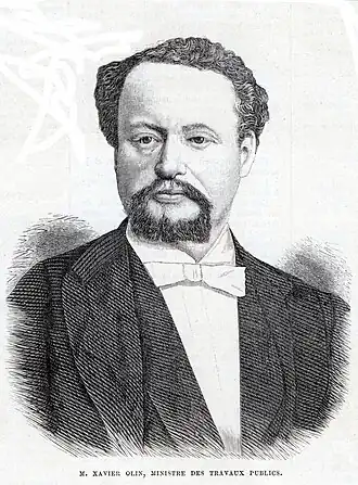 Xavier Olin in 1882