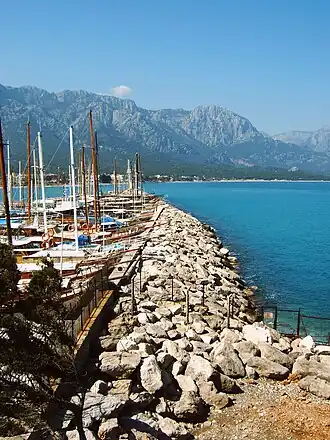 De jachthaven van Kemer