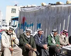 Oudere mannen in Yatta, 2012