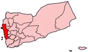 Kaart van Al Hudaydah