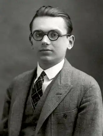 Kurt Gödel in 1925
