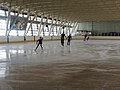 Trainings ijsbaan, een uitzicht op de ijsbaan