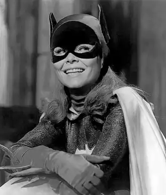 Vertolkster Yvonne Craig als Batgirl
