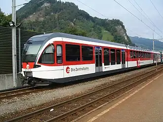 Zentralbahn ABe 130 007 op 9 september 2006 in Stansstad