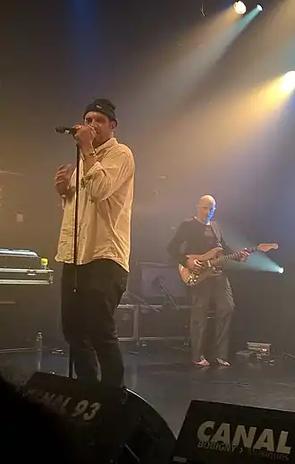 Mike Ladd und Serge Teyssot-Gay, 2016.