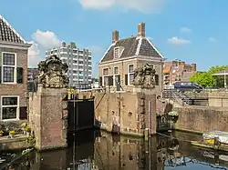 De oude Hondsbossche sluis te Zaandam.