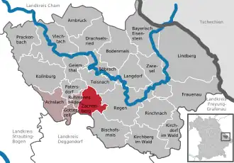 Kaart van Zachenberg