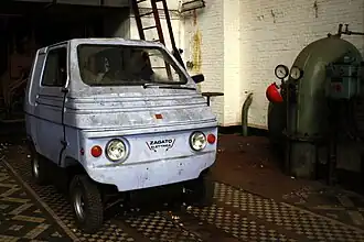Een Zagato Zele in een verlaten museum