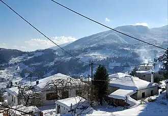 Zagora in de winter.