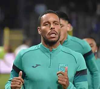 Jørgensen spelend voor RSC Anderlecht in 2024