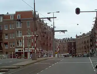Zeilstraat gezien in oostelijke richting in 2005