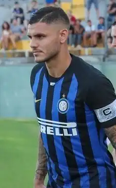 Icardi in 2018 tijdens zijn periode bij Internazionale