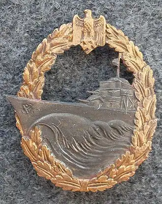 Zerstörer-Kriegsabzeichen