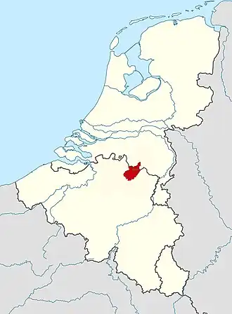 Kaart van Zeven Heerlijkheden