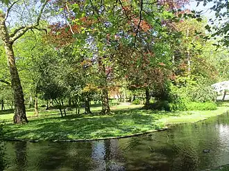 Zicht op het  stadspark Lier anno 2020