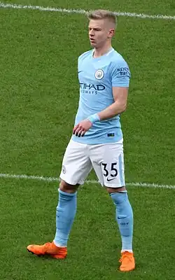 Zintsjenko in 2018 met Manchester City