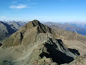 De Zischgeles vanuit het zuiden, vanaf de Schöntalspitze