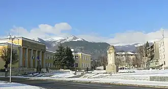 Het centrale plein van Zlatitsa