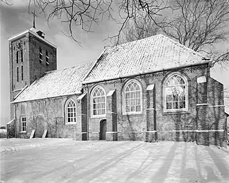 Zuidgevel (januari 1985)
